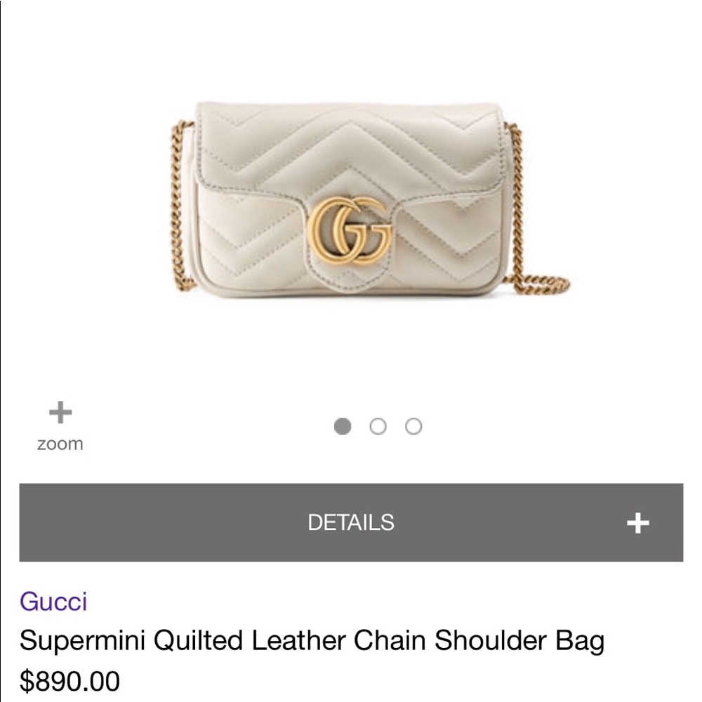 Gucci GG Marmont supermini quilted shoulder bag